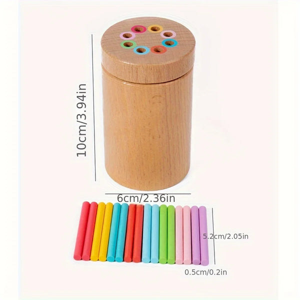 Montessori Sort n' Play Wooden Cube