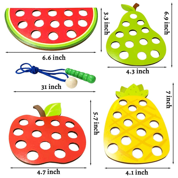 Wooden Lacing Puzzle