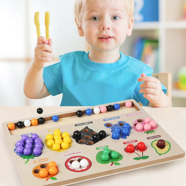Fruit Bead Play Montessori Kit